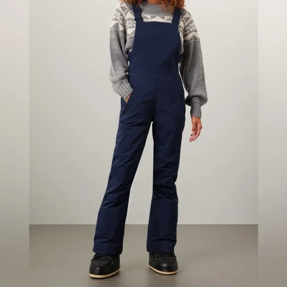 Halfdays Carson Bib Overalls in Navy Blue, M - Picture 2 of 9